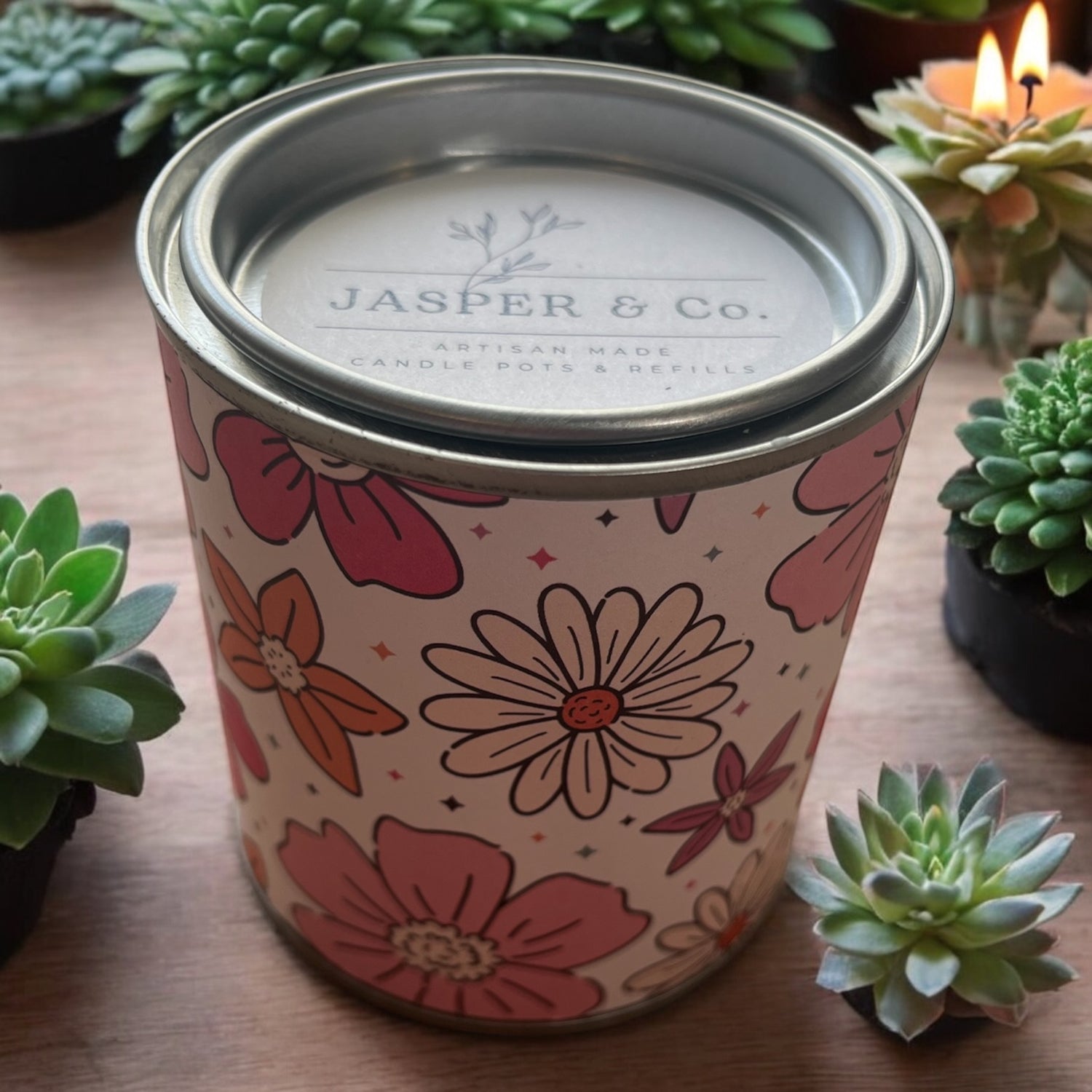 CANDLES IN A TIN