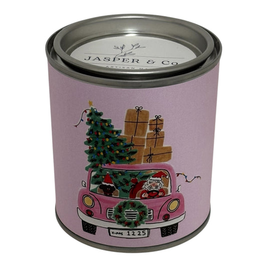 Christmas Candle – Santa’s Christmas Delivery Soy Wax Tin Candle