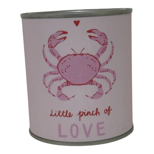 Little Pinch of Love Soy Wax Candle Tin – Cute Coastal Gift Candle