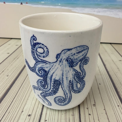 Octopus Stoneware Candle Pot – Reusable Hug Mug