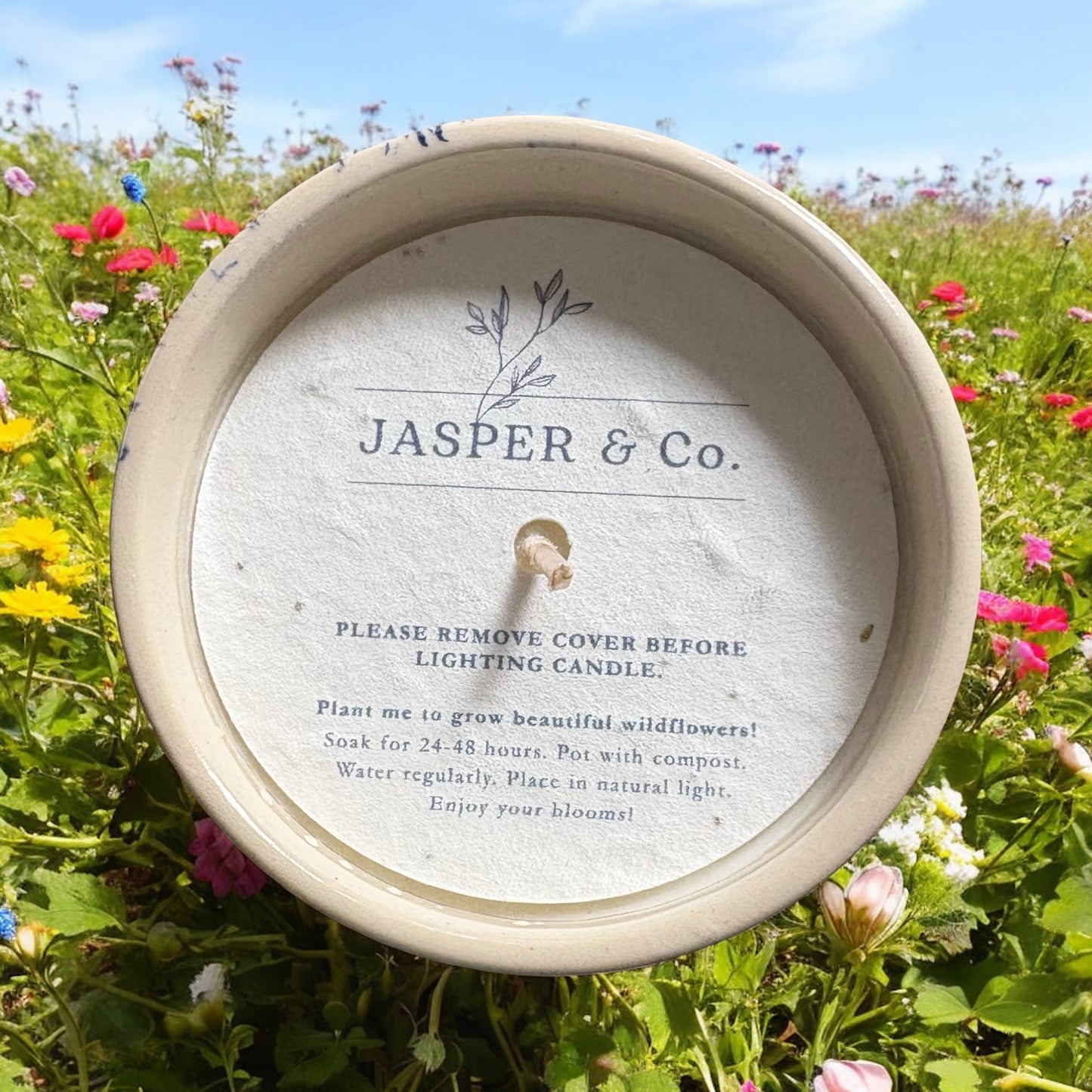 Red Octopus Stoneware Candle | Hand-Poured Soy Wax | Reusable Hug Mug