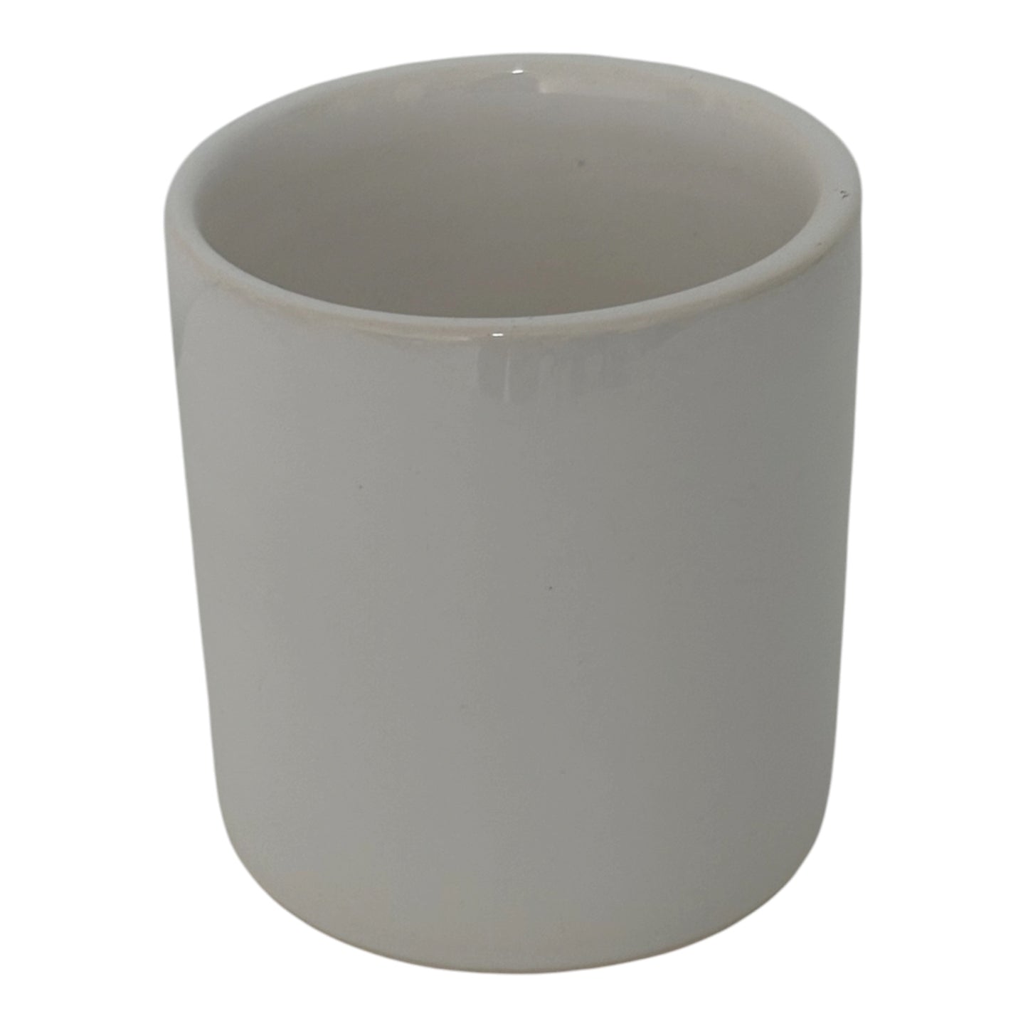 Jasper & Co White Ceramic Refillable Candle Pot