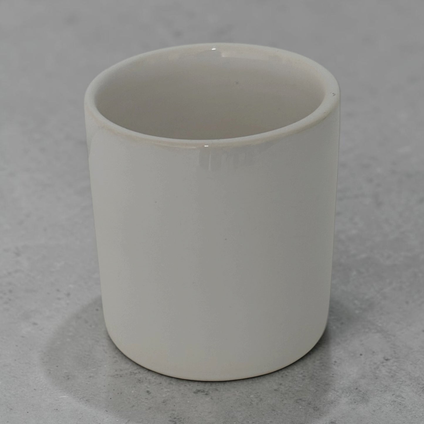 Jasper & Co White Ceramic Refillable Candle Pot