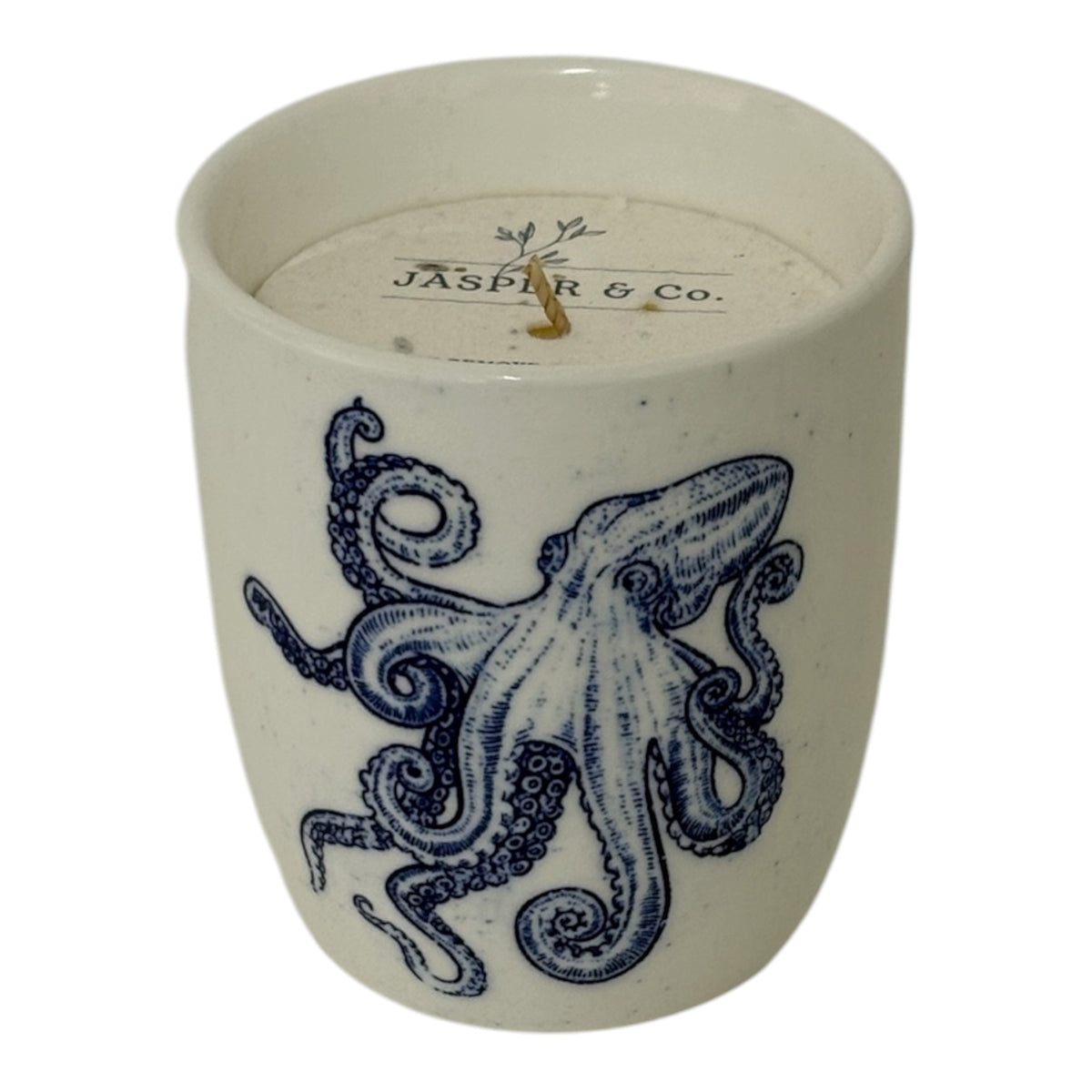 Octopus Stoneware Candle Pot – Reusable Hug Mug
