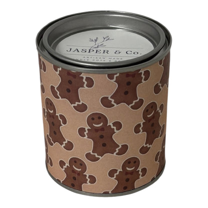Gingerbread Christmas Candle Tin