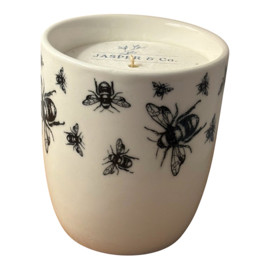 Candle to Hug Mug – Reusable Stoneware Bee Candle | Jasper & Co.
