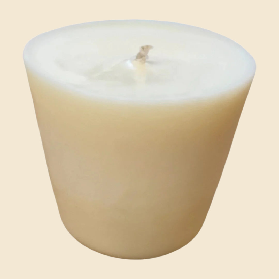 Black Stoneware Refillable Candle Pot