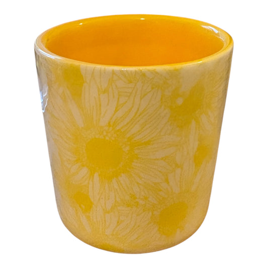 Sunflowers Ceramic Refillable Candle Pot